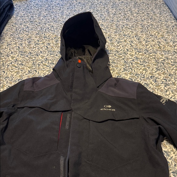 Eider Navy Blue Hooded Ski Jacket - Picture 2 of 8
